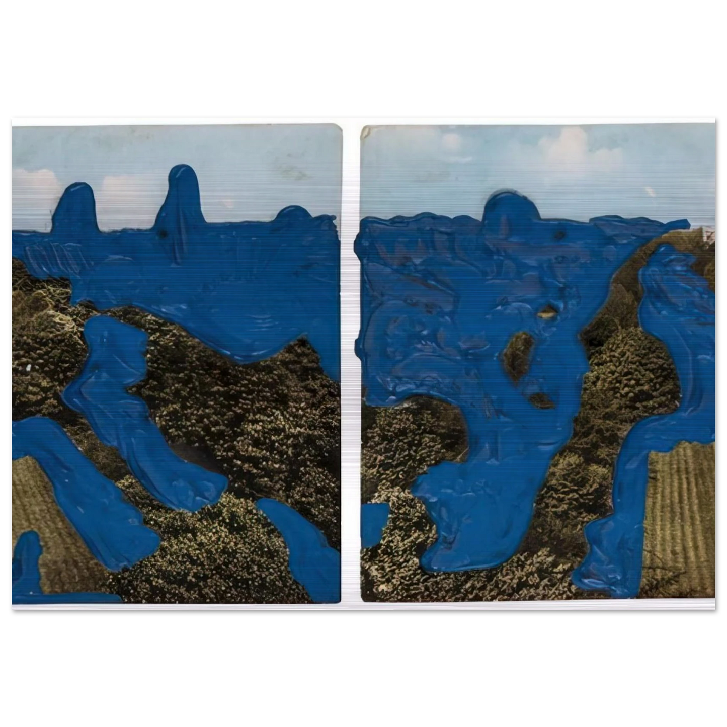 Postcard - 1968 - Dieter Roth Brushed Aluminum Print - 70x100 cm / 28x40 inches | Dieter Roth Aluminum Print | Dieter Roth Prints