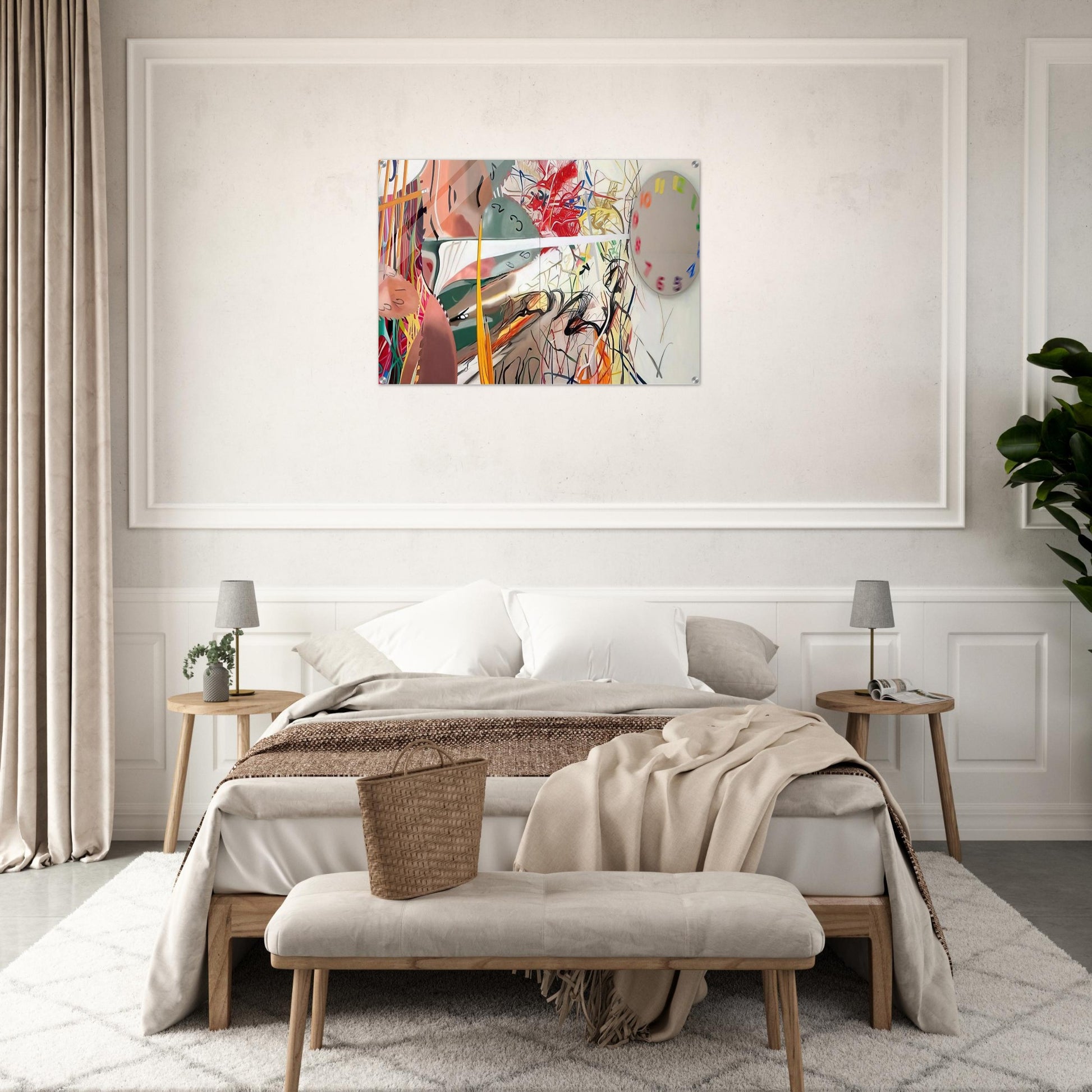 Time Stops the Face Continues - James Rosenquist Acrylic Print - 70x100 cm / 28x40″ inches