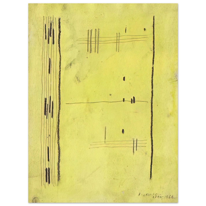 Bice Lazzari - Senza titolo - 1964  75x100 cm / 30x40inches Fine Art Poster