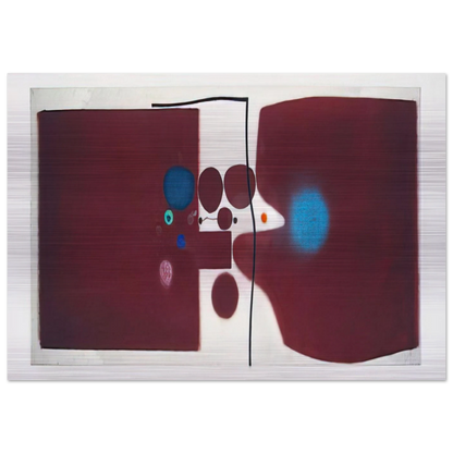 BROWN SYMPHONY 1979 - Victor Pasmore Brushed Aluminum Print - 70x100 cm / 28x40 inches | Victor Pasmore Aluminum Print | Victor Pasmore Prints