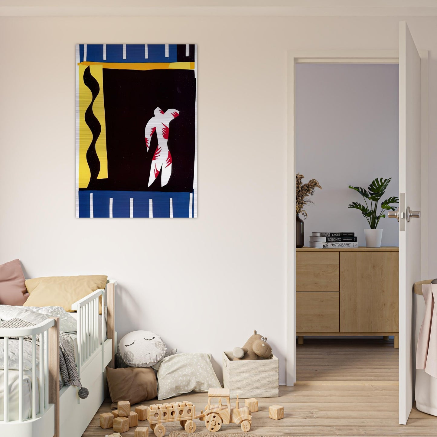 THE CLOWN 1943 - Henri Matisse Brushed Aluminum Print - 70x100 cm / 28x40 inches | Henri Matisse Aluminum Print | Henri Matisse Prints