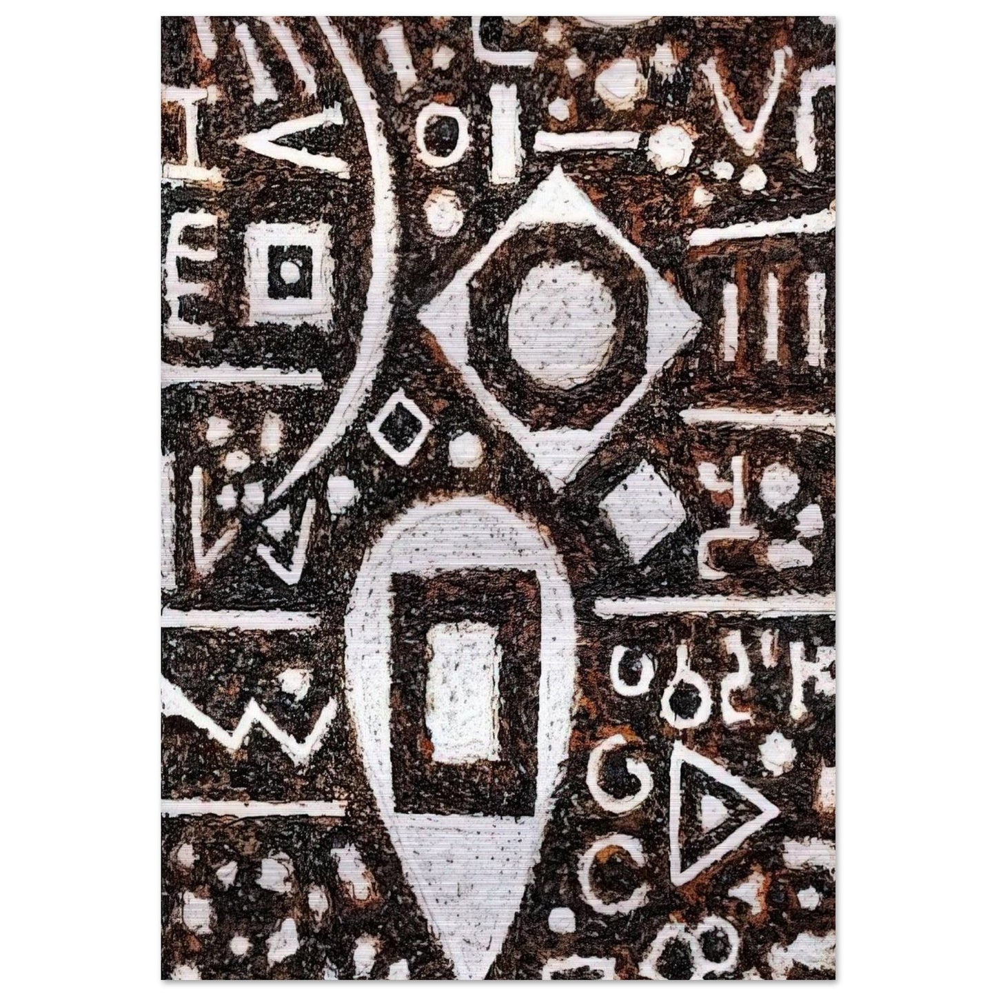 Inbalance of Time - Richard Pousette-Dart Brushed Aluminum Print - 70x100 cm / 28x40 inches | Richard Pousette-Dart Aluminum Print | Richard Pousette-Dart Prints