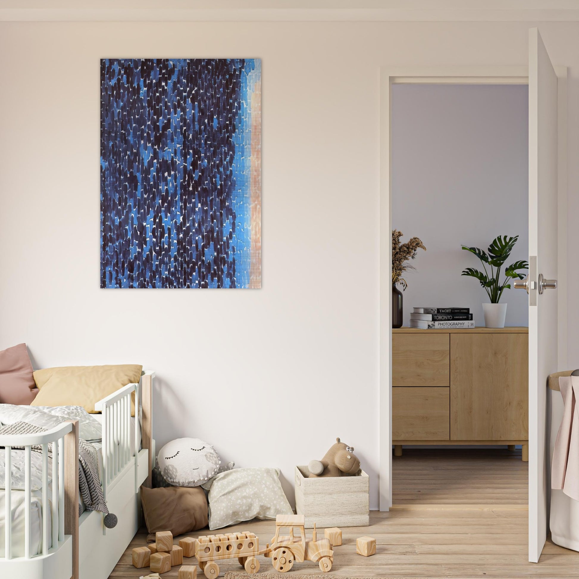 NEW GALAXY 1970 - Alma Woodsey Thomas Brushed Aluminum Print - 70x100 cm / 28x40 inches | Alma Woodsey Thomas Aluminum Print | Alma Woodsey Thomas Prints