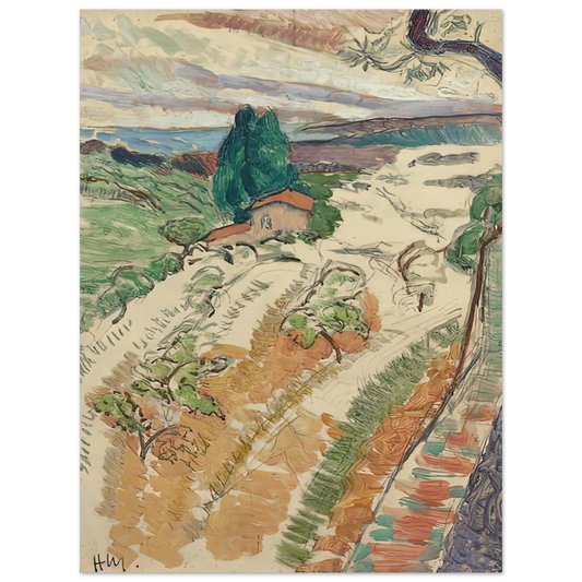 Henri Matisse - PAYSAGE ST TROPEZ 1904  75x100 cm / 30x40inches Fine Art Poster