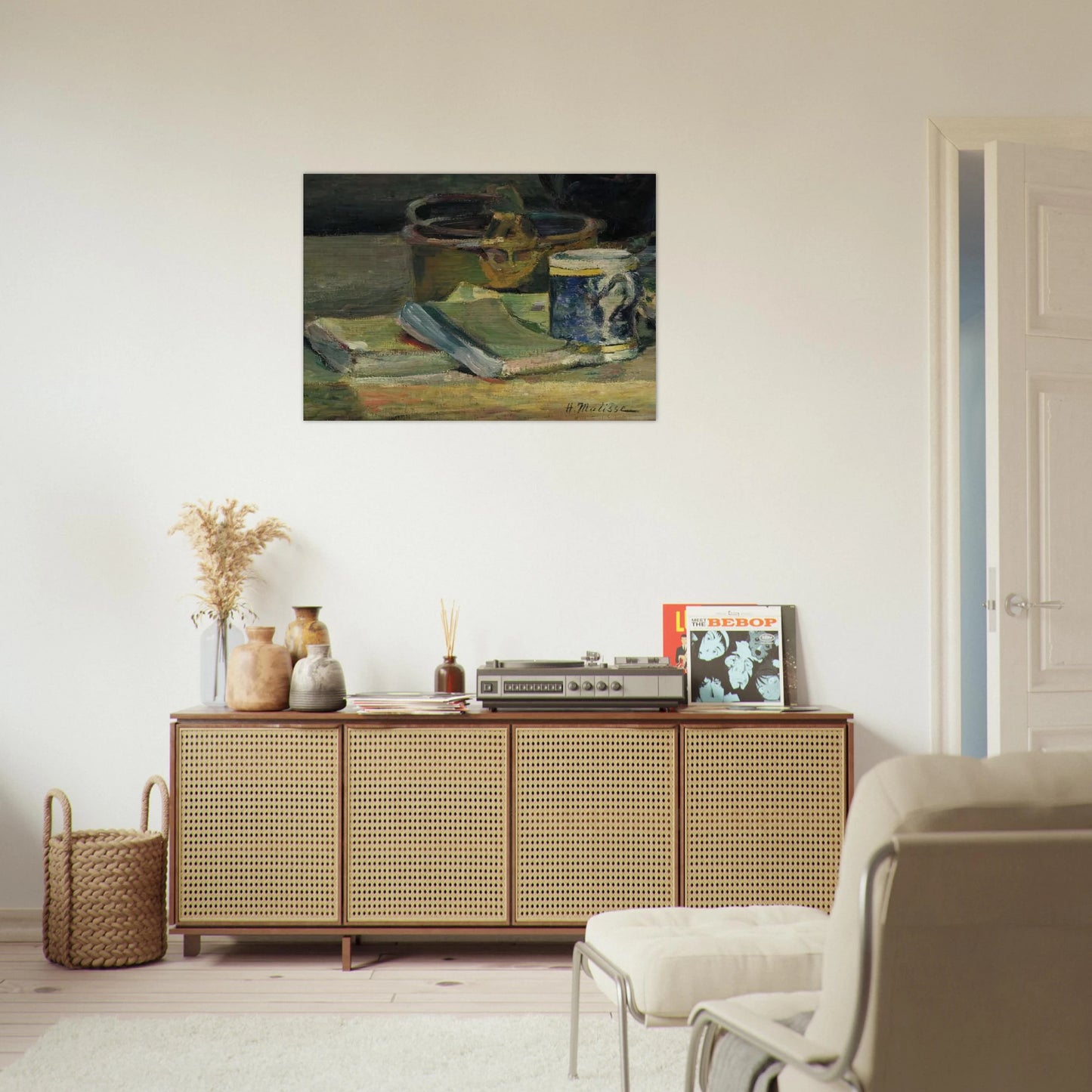 STILL LIFE WITH BOOKS 1895 - Henri Matisse Brushed Aluminum Print - 70x100 cm / 28x40 inches | Henri Matisse Aluminum Print | Henri Matisse Prints
