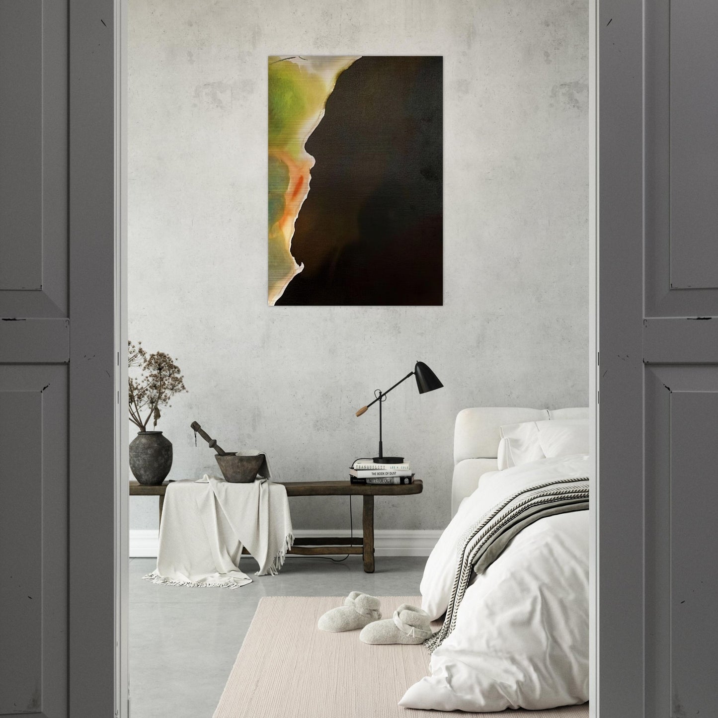 ABRAHAM PATER MULTAREM GENTIUM GENESIS 12 1F 1967 - Salvador Dali Brushed Aluminum Print - 70x100 cm / 28x40 inches | Salvador Dali Aluminum Print | Salvador Dali Prints