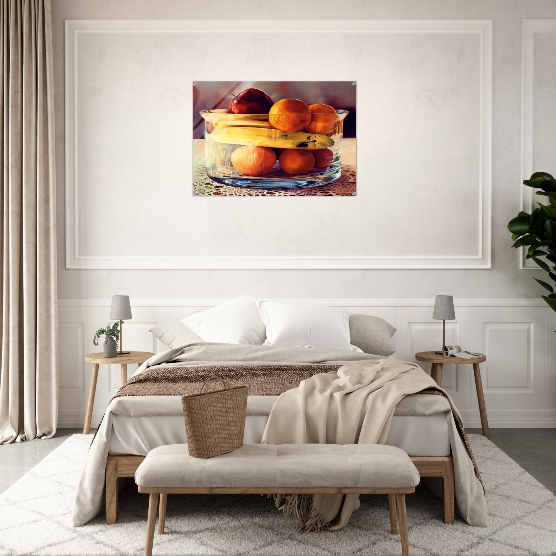 Bowl’d Banana - 1981 - Mary Pratt Acrylic Print - 70x100 cm / 28x40″ inches | Mary Pratt Wall Art | Mary Pratt Prints