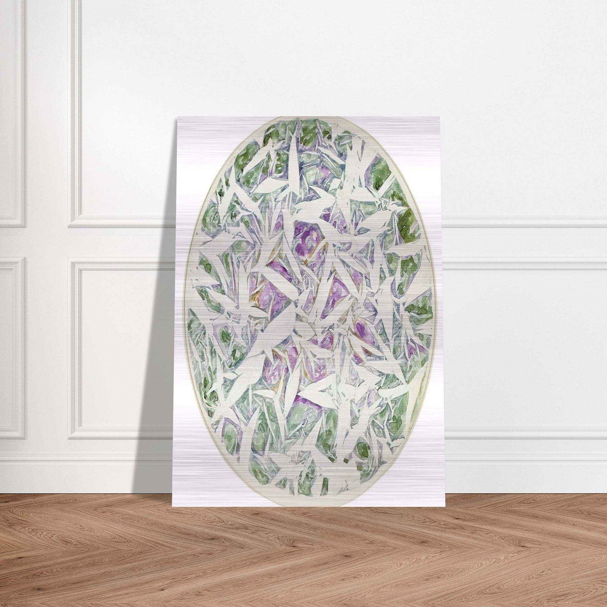 Untitled - Tachisme - Simon Hantai Brushed Aluminum Print - 70x100 cm / 28x40 inches | Simon Hantai Aluminum Print | Simon Hantai Prints