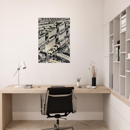 OWNSCAPE HA 1968 - Gerhard Richter Brushed Aluminum Print - 70x100 cm / 28x40 inches | Gerhard Richter Aluminum Print | Gerhard Richter Prints