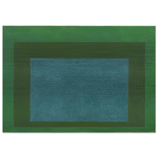 HOMAGE TO THE SQUARE 1963 - Josef Albers Brushed Aluminum Print - 70x100 cm / 28x40 inches | Josef Albers Aluminum Print | Josef Albers Prints