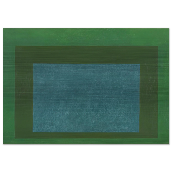 HOMAGE TO THE SQUARE 1963 - Josef Albers Brushed Aluminum Print - 70x100 cm / 28x40 inches | Josef Albers Aluminum Print | Josef Albers Prints