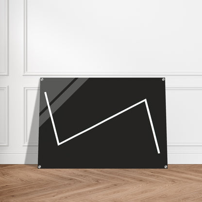 Yesterday - 1987 - Carmen Herrera Acrylic Print - 70x100 cm / 28x40″ inches | Carmen Herrera Wall Art | Carmen Herrera Prints