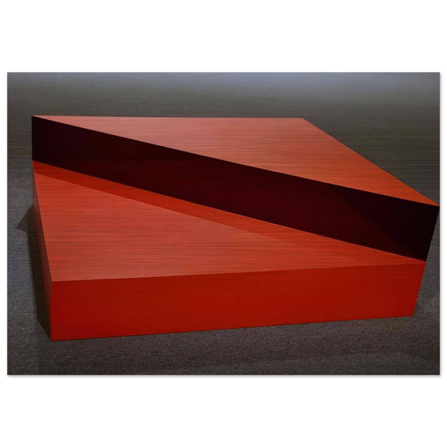Untitled - 1963 - Donald Judd Brushed Aluminum Print - 70x100 cm / 28x40 inches | Donald Judd Aluminum Print | Donald Judd Prints