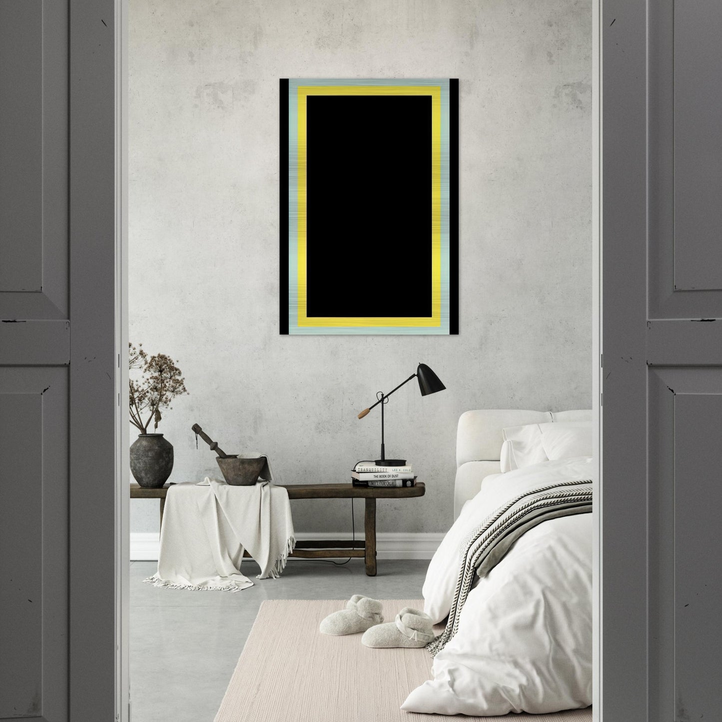 Series Painting 8 - 1966 - Ronnie Landfield Brushed Aluminum Print - 70x100 cm / 28x40 inches | Ronnie Landfield Aluminum Print | Ronnie Landfield Prints