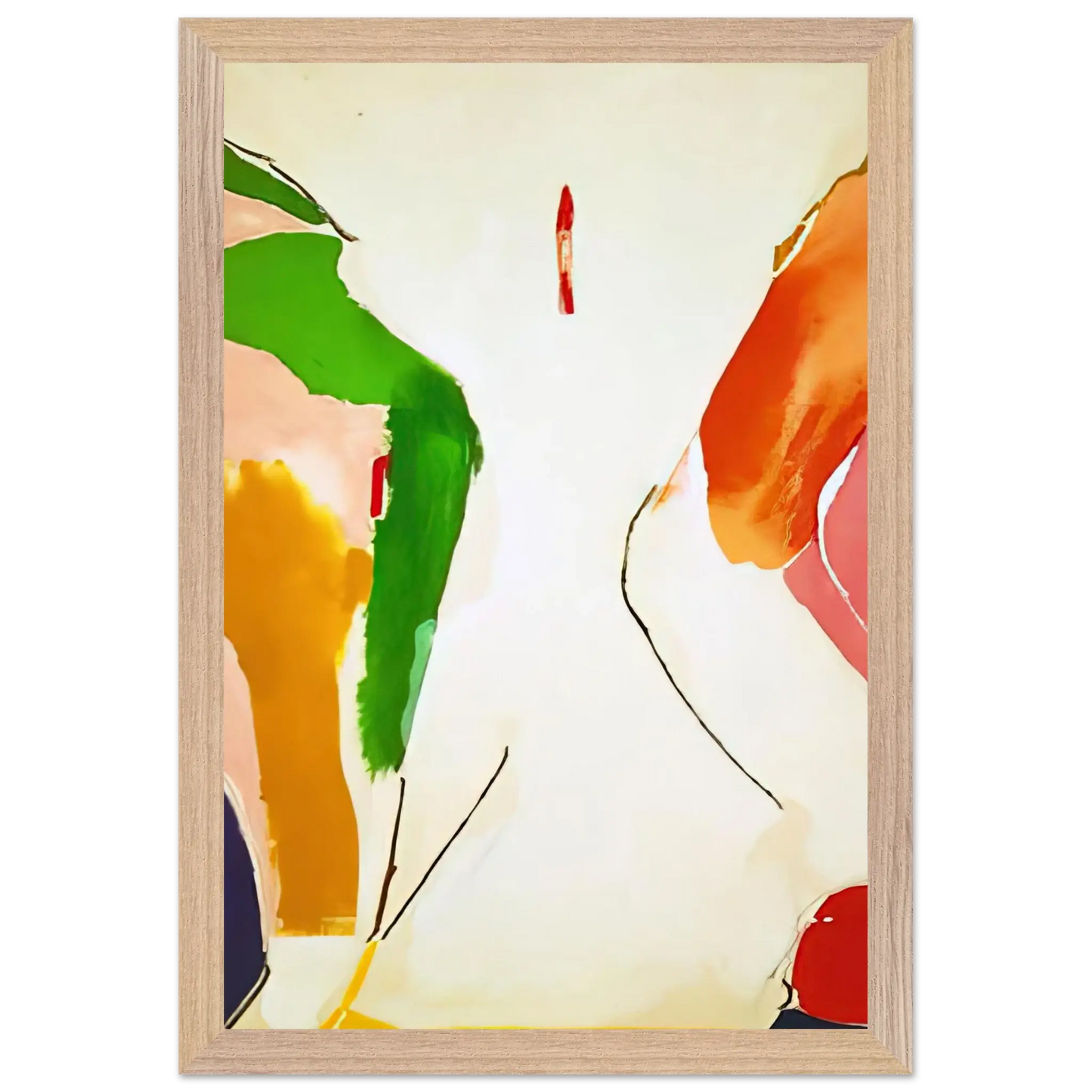 Helen Frankenthaler - Living Edge - 1973 Wall art - 30x40 cm / 12x16 Inches - Fine Art Poster - -