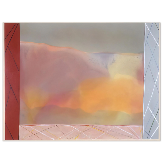 Ronnie Landfield - Tahity Trinity - 1988  75x100 cm / 30x40inches Fine Art Poster