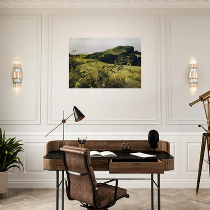 BLACKBERRY PICKER - Andrew Wyeth Brushed Aluminum Print - 70x100 cm / 28x40 inches | Andrew Wyeth Aluminum Print | Andrew Wyeth Prints