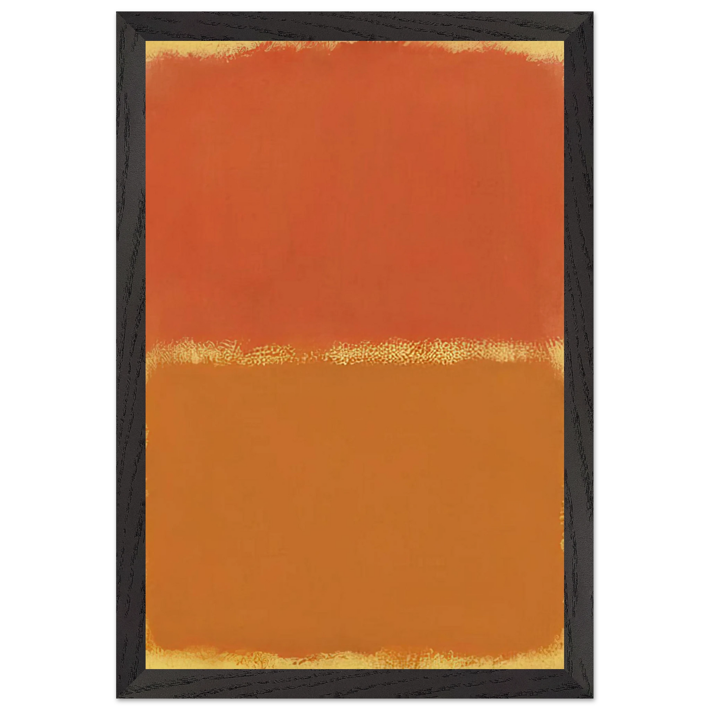 Mark Rothko - Orange, Red, Orange - 1961 Wall Art - 30x40 cm / 12x16 inches - Premium Wooden Framed Poster With Fine Art Paper - White frame