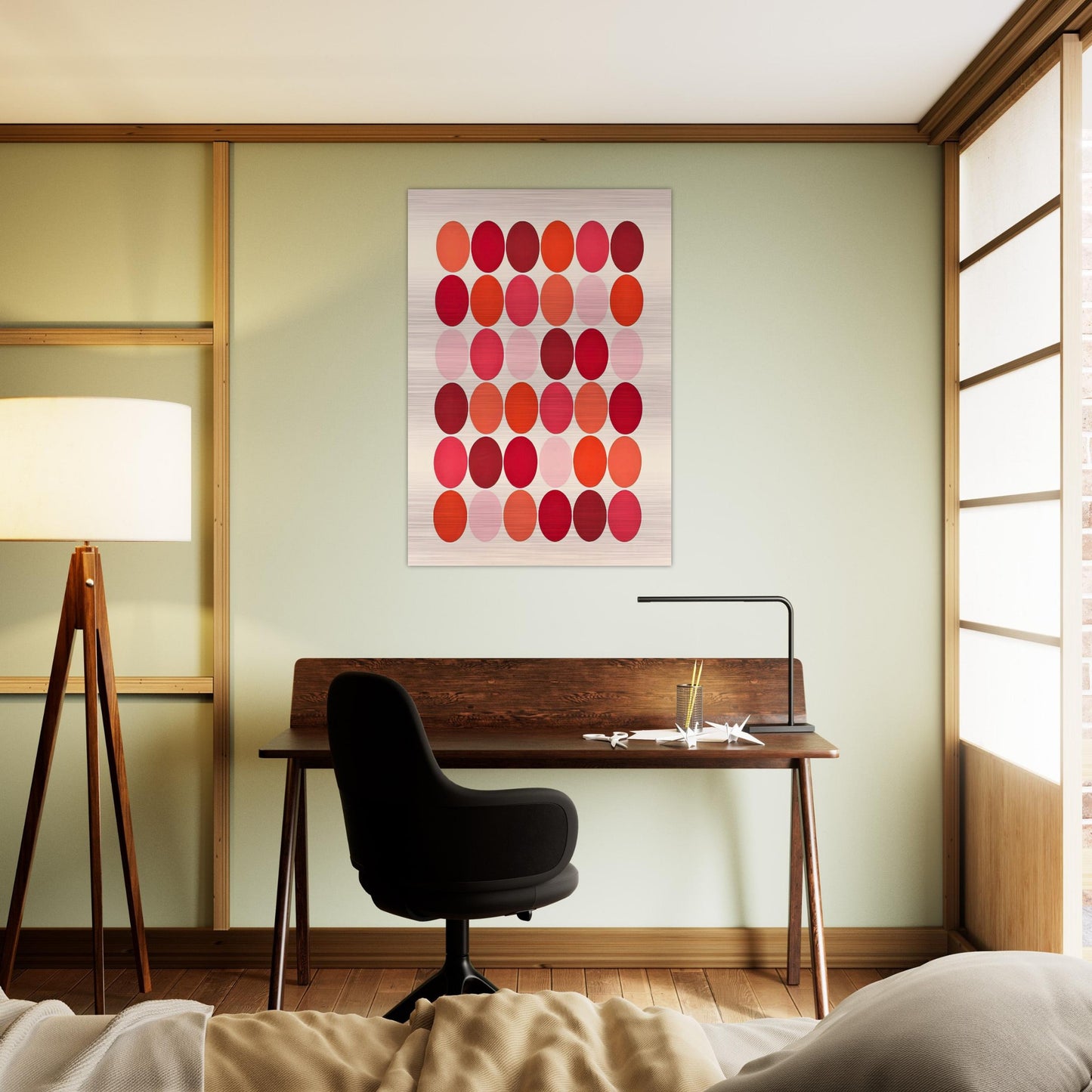 Red - 1966 - Thomas Downing Brushed Aluminum Print - 70x100 cm / 28x40 inches | Thomas Downing Aluminum Print | Thomas Downing Prints