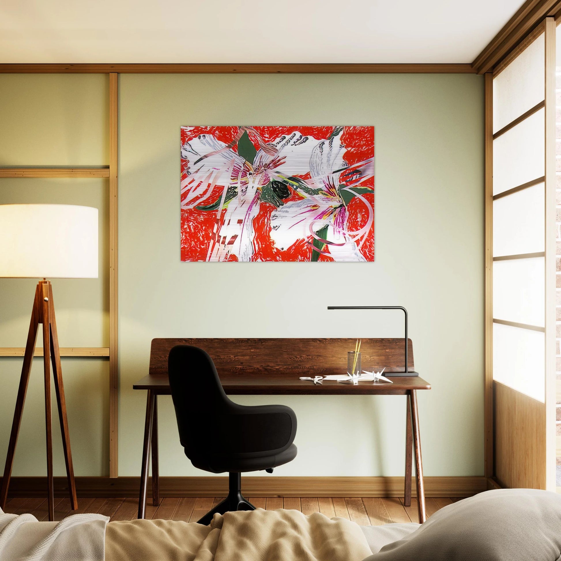 Sister Shrieks - James Rosenquist Brushed Aluminum Print - 70x100 cm / 28x40 inches | James Rosenquist Aluminum Print | James Rosenquist Prints