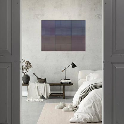 Microchromie, gris puissance [6] - Fernand Leduc Brushed Aluminum Print - 70x100 cm / 28x40 inches | Fernand Leduc Aluminum Print | Fernand Leduc Prints