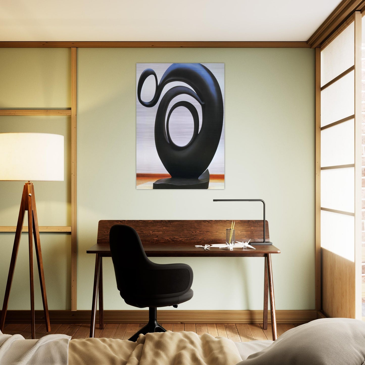 Abstraction - Georgia O'Keeffe Brushed Aluminum Print - 70x100 cm / 28x40 inches | Georgia O'Keeffe Aluminum Print | Georgia O'Keeffe Prints