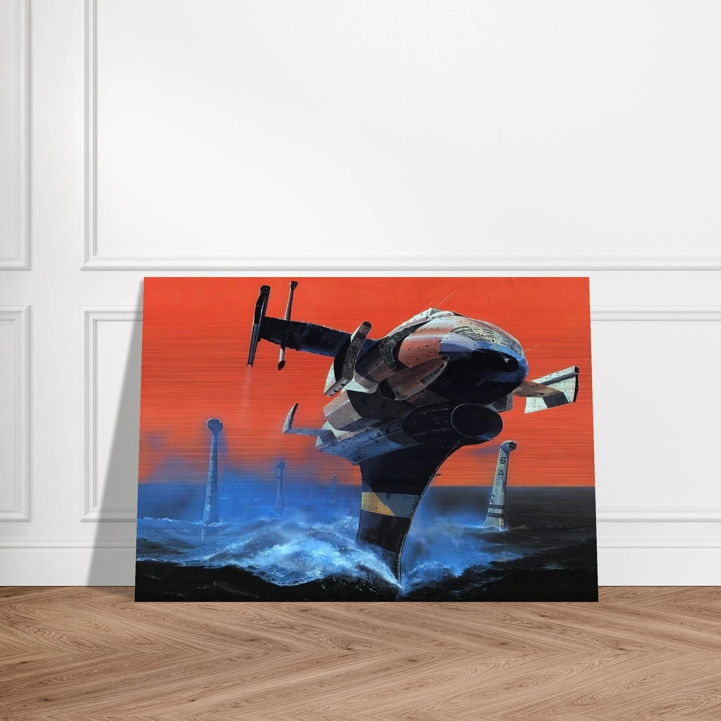 Chris Foss - Chris Foss Brushed Aluminum Print - 70x100 cm / 28x40 inches | Chris Foss Aluminum Print | Chris Foss Prints