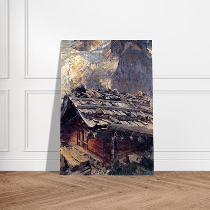 Brenva Glacier - John Singer Sargent Brushed Aluminum Print - 70x100 cm / 28x40 inches | John Singer Sargent Aluminum Print | John Singer Sargent Prints