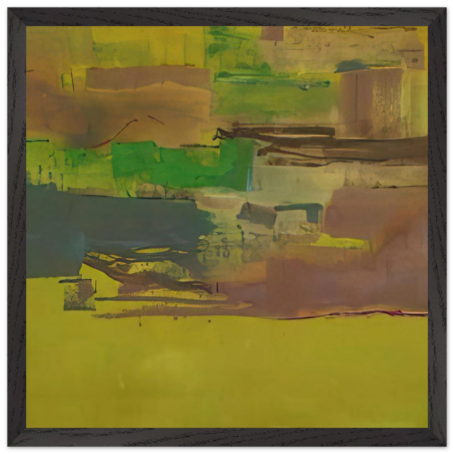 Helen Frankenthaler - August Deep - 1978 Wall art - A2 (42 x 59.4  cm) - Fine Art Poster-canvas - -