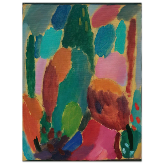 Alexej von Jawlensky - VARIATION Z RTLICHKEITEN 1917  75x100 cm / 30x40inches Fine Art Poster