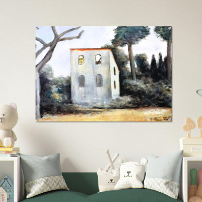 LA CASA ABBANDONATA 1930 - Carlo Carra Acrylic Print - 70x100 cm / 28x40″ inches