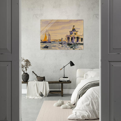La Dogana - Henri-Edmond Cross Acrylic Print - 70x100 cm / 28x40″ inches