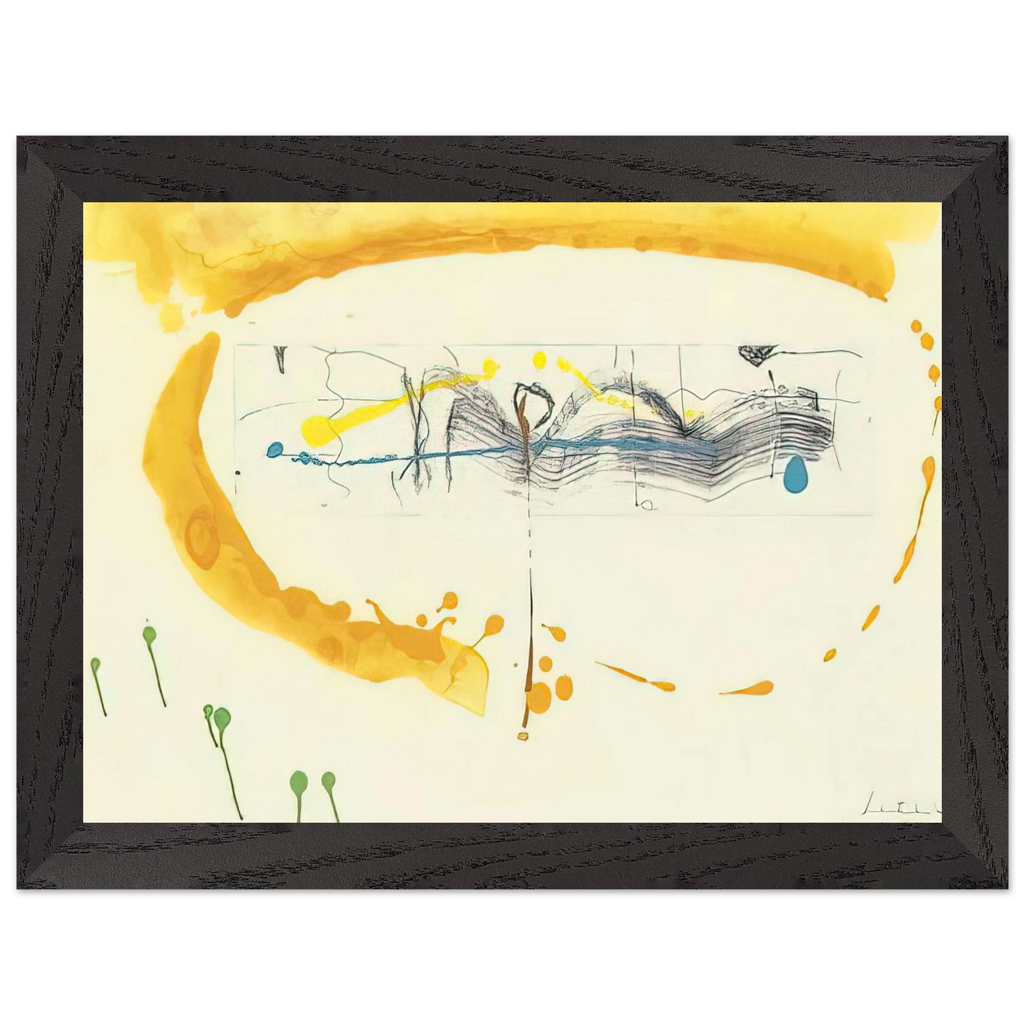 Helen Frankenthaler - Making Music - 2000 Wall art - 60x80 cm / 24x32 inches - Fine Art Poster-canvas - -