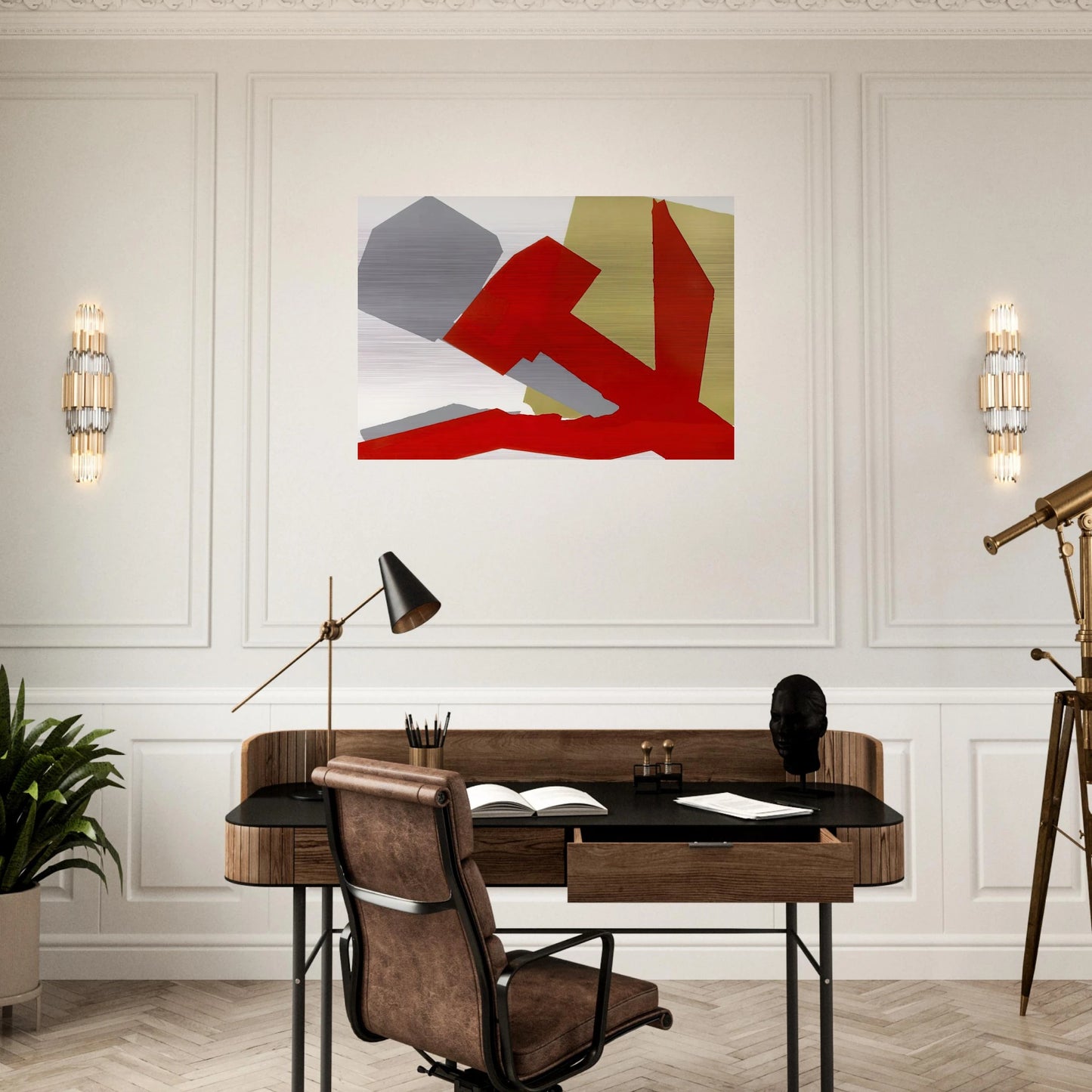 Hammer and Sickle  Special Edition  - Andy Warhol Brushed Aluminum Print - 70x100 cm / 28x40 inches | Andy Warhol Aluminum Print | Andy Warhol Prints