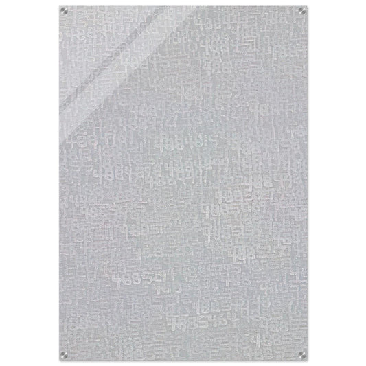 19651 - ∞, Detail 4875812 - 4894230 - Conceptual Art - Roman Opalka Acrylic Print - 70x100 cm / 28x40″ inches | Roman Opalka Wall Art | Roman Opalka Prints