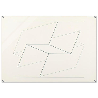 STRUCTURAL CONSTELLATION VI 1960 - Josef Albers Acrylic Print - 70x100 cm / 28x40″ inches
