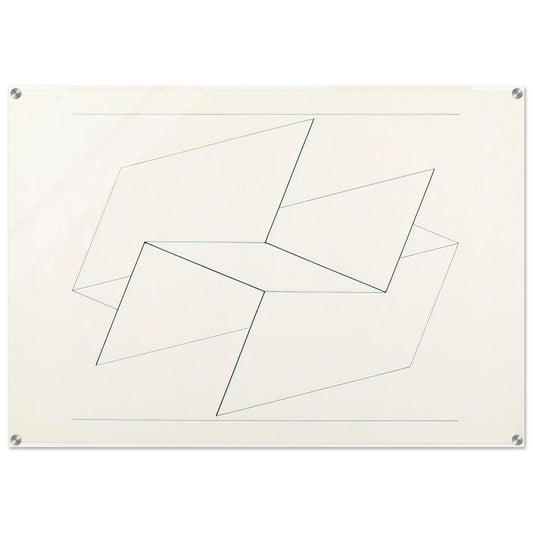 STRUCTURAL CONSTELLATION VI 1960 - Josef Albers Acrylic Print - 70x100 cm / 28x40″ inches