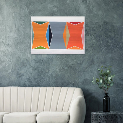 Untitled 1 - 1979 - Larry Zox Brushed Aluminum Print - 70x100 cm / 28x40 inches | Larry Zox Aluminum Print | Larry Zox Prints