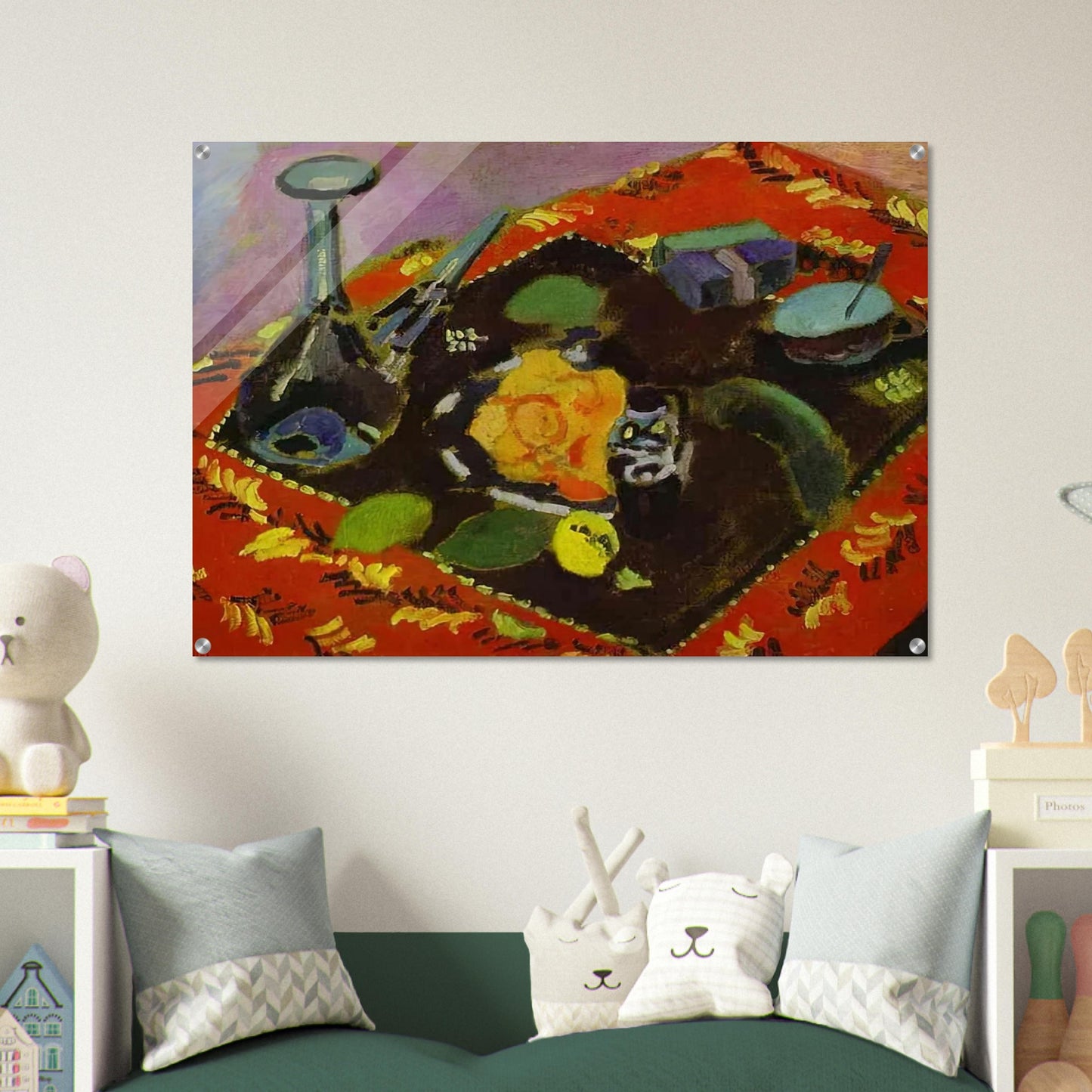DISHES AND FRUIT 1906 - Henri Matisse Acrylic Print - 70x100 cm / 28x40″ inches