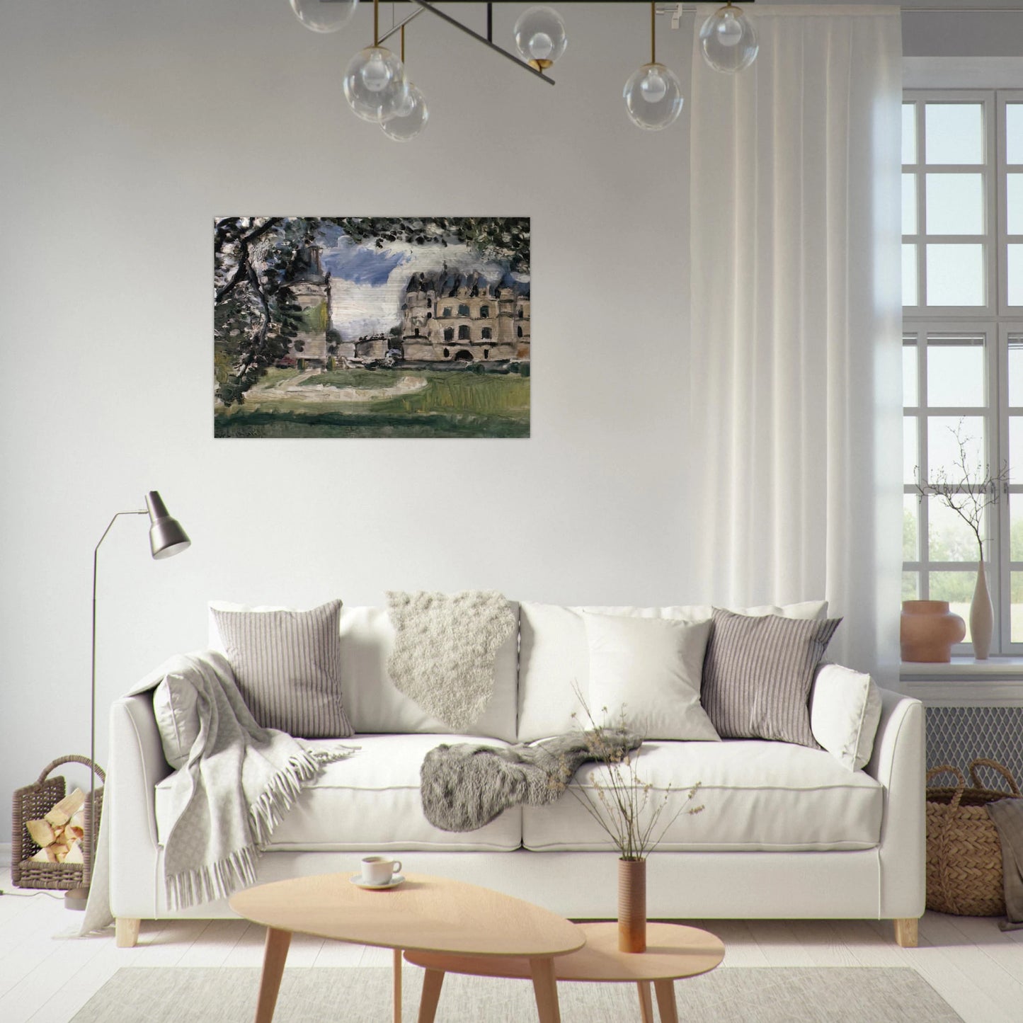 CHATEAU DE CHENONCEAUX 1917 - Henri Matisse Brushed Aluminum Print - 70x100 cm / 28x40 inches | Henri Matisse Aluminum Print | Henri Matisse Prints