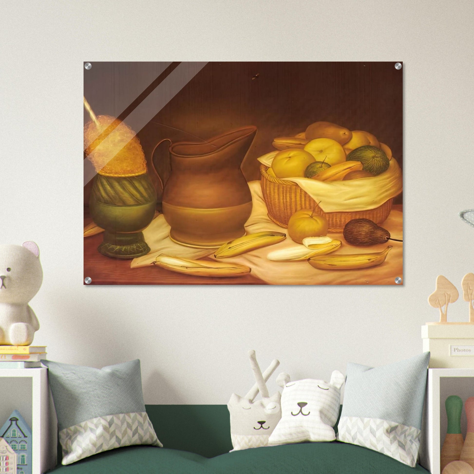 STILL LIFE 2 - Fernando Botero Acrylic Print - 70x100 cm / 28x40″ inches