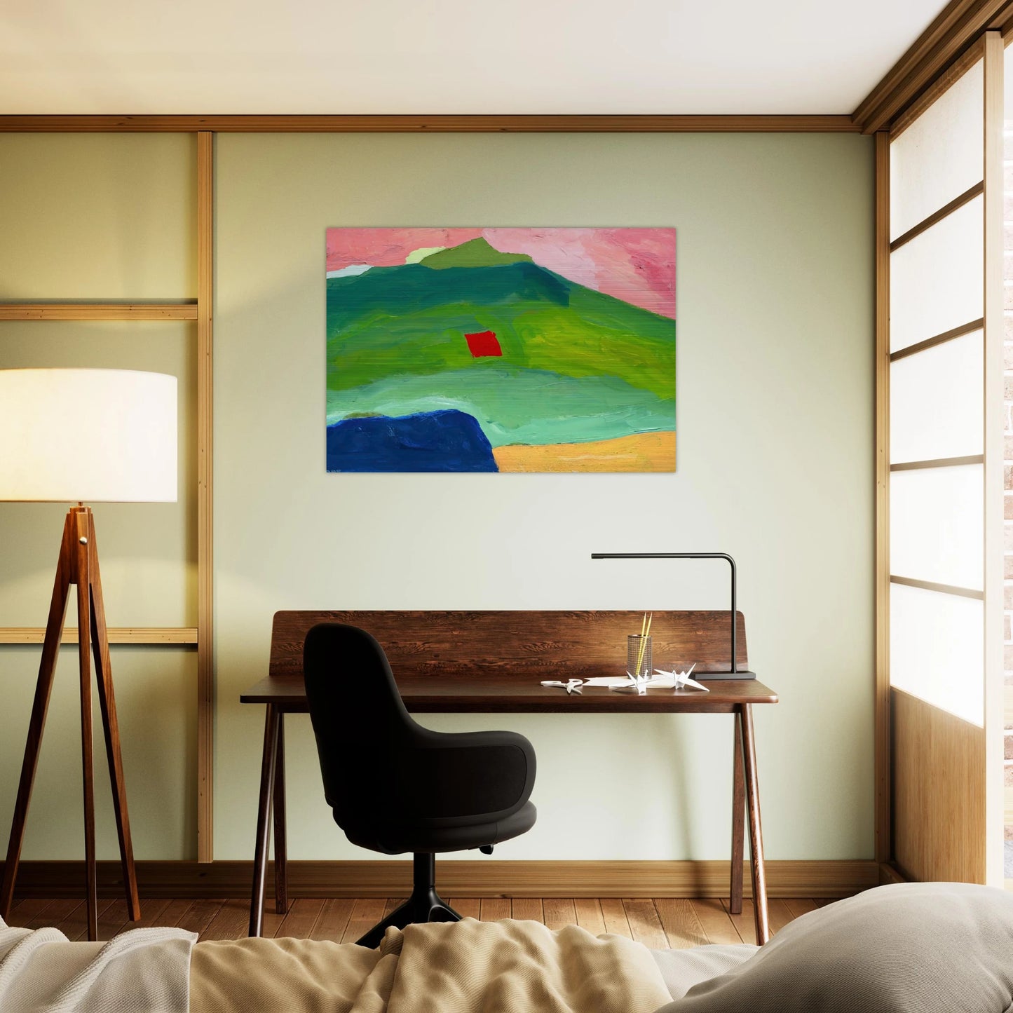 Untitled #17 - 1980 - Etel Adnan Brushed Aluminum Print - 70x100 cm / 28x40 inches | Etel Adnan Aluminum Print | Etel Adnan Prints