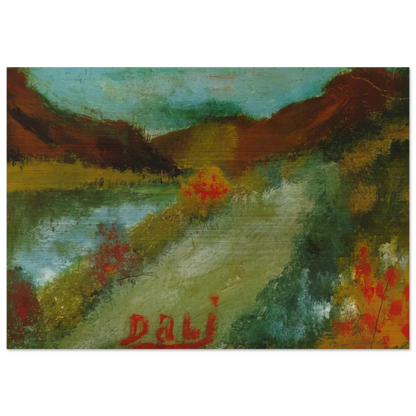 LANDSCAPE 2 - Salvador Dali Brushed Aluminum Print - 70x100 cm / 28x40 inches | Salvador Dali Aluminum Print | Salvador Dali Prints
