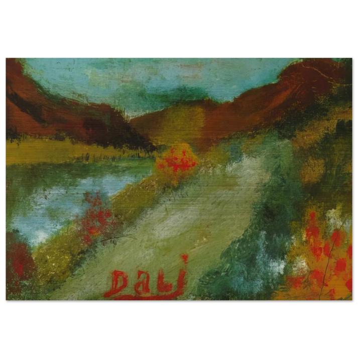 LANDSCAPE 2 - Salvador Dali Brushed Aluminum Print - 70x100 cm / 28x40 inches | Salvador Dali Aluminum Print | Salvador Dali Prints