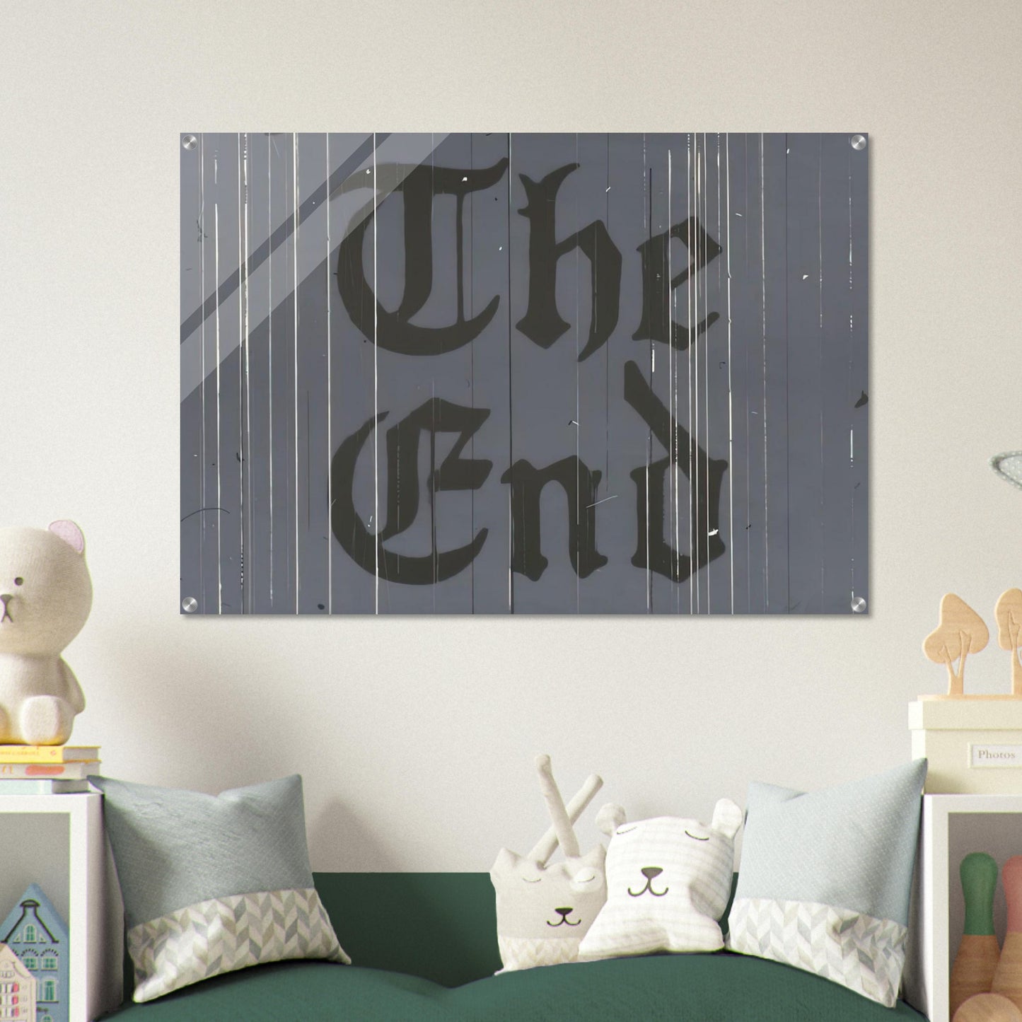THE FINAL END 1991 - Edward Ruscha Acrylic Print - 70x100 cm / 28x40″ inches