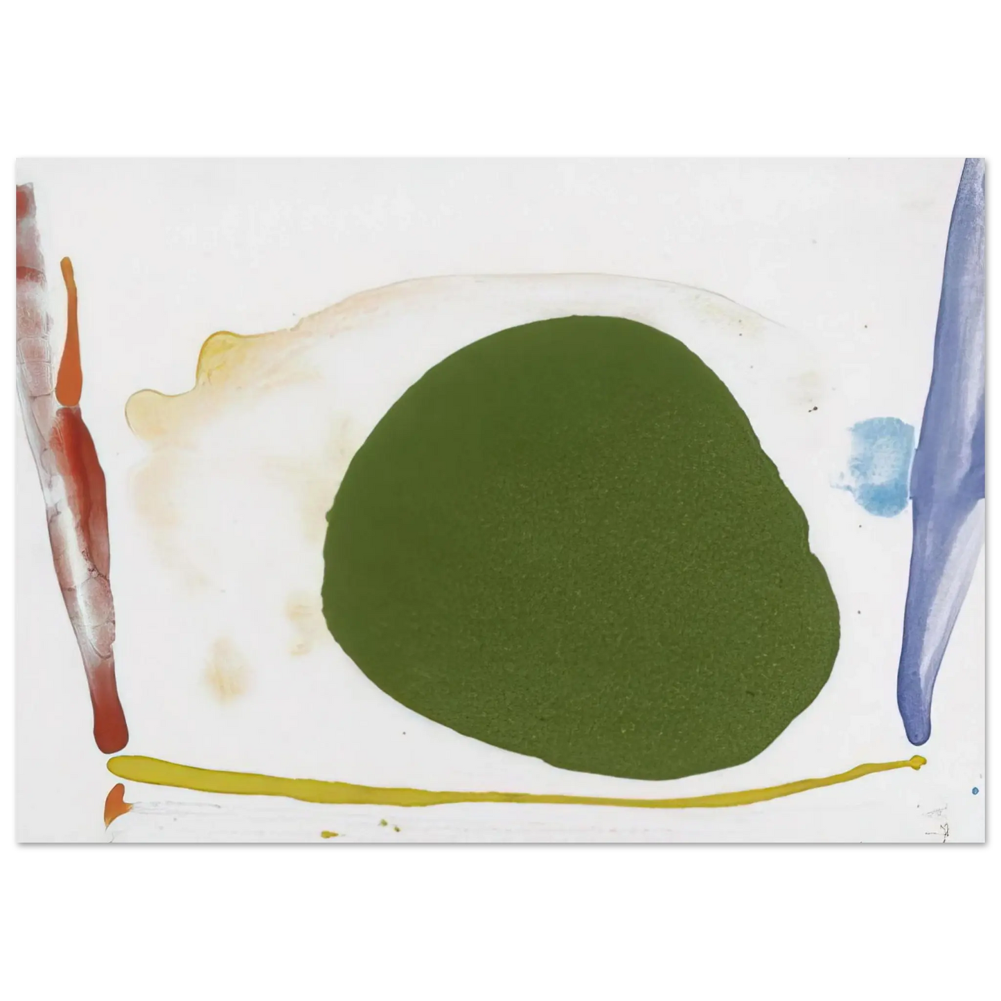 Helen Frankenthaler - Thanksgiving Day - 1973 Wall art - 30x40 cm / 12x16 Inches - Fine Art Poster - -