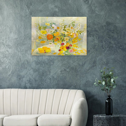Flower Composition - Post-Impressionism - Le Pho Brushed Aluminum Print - 70x100 cm / 28x40 inches | Le Pho Aluminum Print | Le Pho Prints