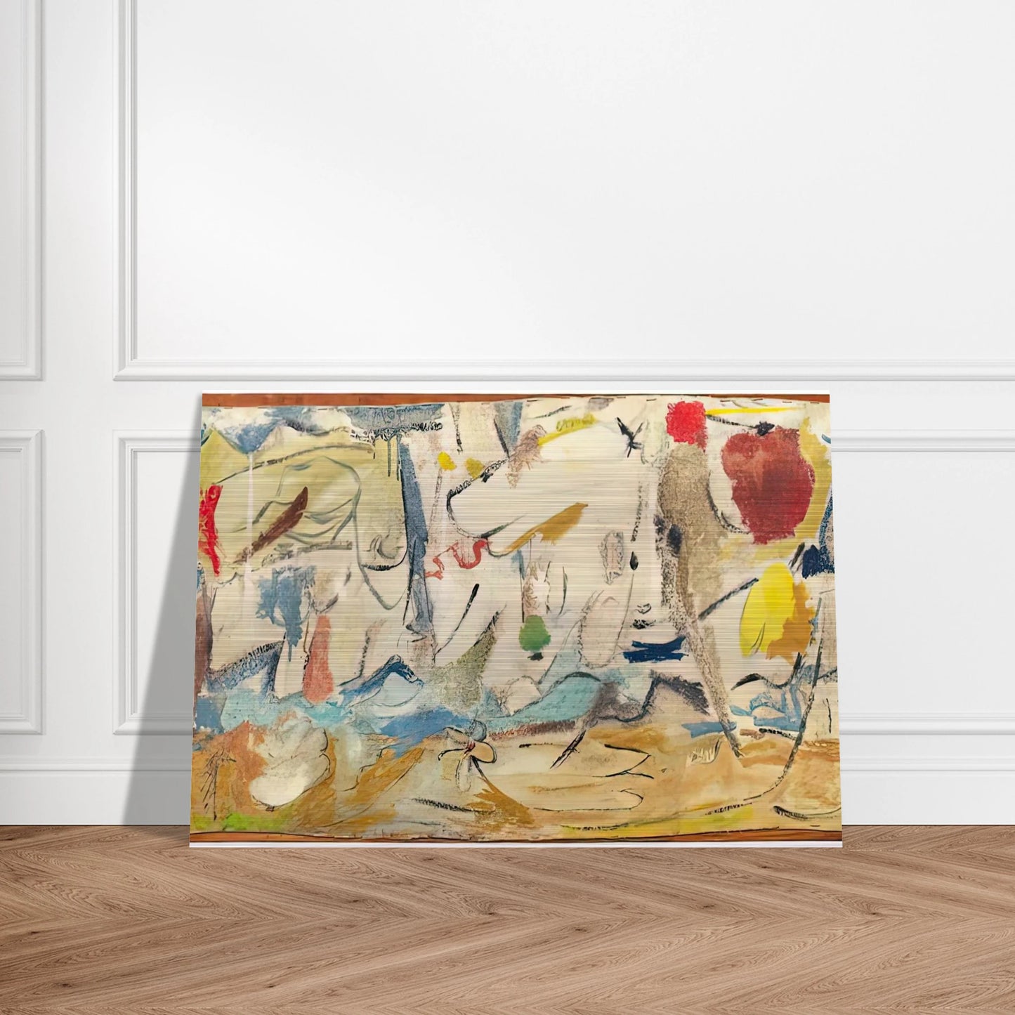 Cloudscape, 1951- - Helen Frankenthaler Brushed Aluminum Print - 70x100 cm / 28x40 inches | Helen Frankenthaler Aluminum Print | Helen Frankenthaler Prints