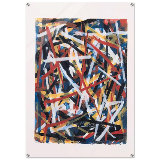 Brushstrokes - Sol LeWitt Acrylic Print - 70x100 cm / 28x40″ inches