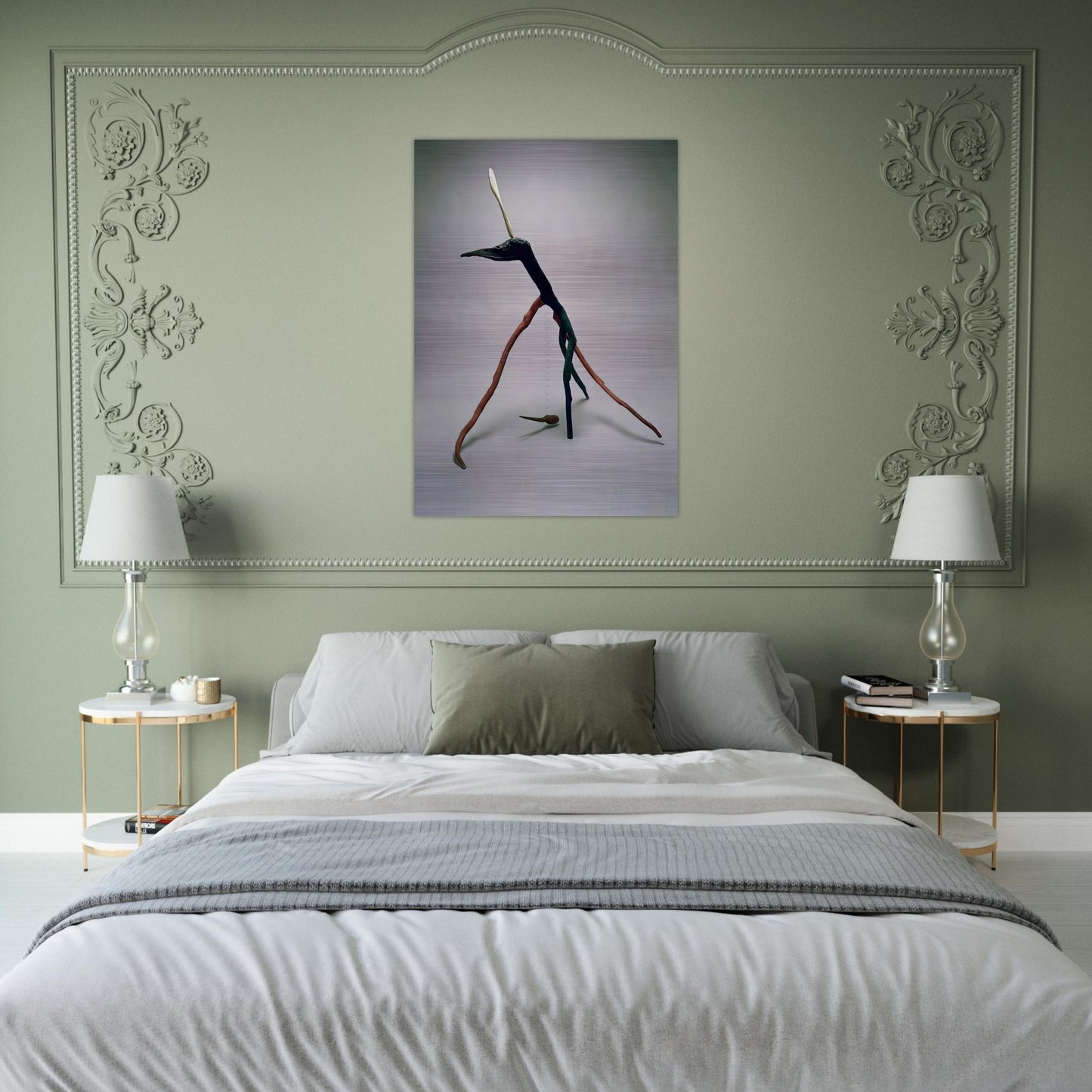 APPLE MONSTER 1938 - Alexander Calder Brushed Aluminum Print - 70x100 cm / 28x40 inches | Alexander Calder Aluminum Print | Alexander Calder Prints